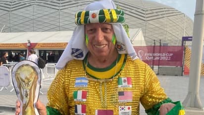 11 ലോകകപ്പുകള്‍ നേരില്‍ക്കണ്ട ബ്രസീല്‍ ആരാധകന് ഗിന്നസ് റെക്കോര്‍ഡ്