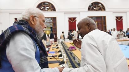 JDS BJP Alliance : బీజేపీతో జేడీఎస్ పొత్తు .. మాజీ ప్రధాని కీలక వ్యాఖ్యలు ..