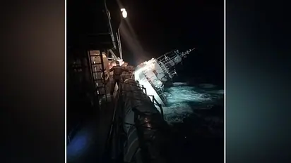 Thai Navy warship sinks in severe weather, at lease 31 sailors missing