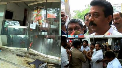 വനിതാ കൗൺസിലർമാർക്കെതിരെ അപമാനകരമായ പരാമർശം: സിപിഎം കൗൺസിലർക്കെതിരായ ബിജെപി മാർച്ചിൽ സംഘർഷം