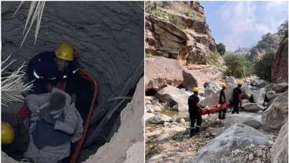 സൗദിയില് കിണറ്റില് വീണ യുവാവിനെയും മലയിൽ നിന്ന് വീണ നുഴഞ്ഞുകയറ്റക്കാരനെയും രക്ഷപ്പെടുത്തി