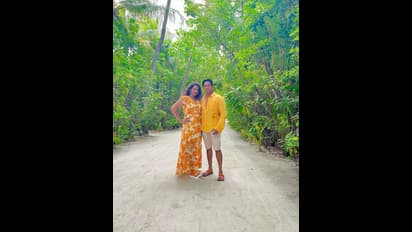 ಮಾಲ್ಡೀವ್ಸ್‌ನಲ್ಲಿ ಅಜಯ್ ರಾವ್ ದಂಪತಿ; ರೊಮ್ಯಾಂಟಿಕ್ ಫೋಟೋ ಹಂಚಿಕೊಂಡ ಸ್ವಪ್ನ ರಾವ್ 