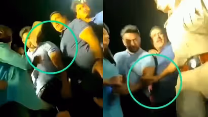 പ്രമോഷന് എത്തിയ കന്നട സൂപ്പര് താരത്തിന് ചെരുപ്പേറ്; നടന്റെ സ്ത്രീവിരുദ്ധ പരാമര്ശം വിവാദത്തില് - വീഡിയോ