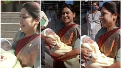 'അമ്മയാണ്.... പക്ഷേ'; പിഞ്ചുകുഞ്ഞുമായി നിയമസഭാ സമ്മേളനത്തിനെത്തി എംഎൽഎ: വീഡിയോ വൈറൽ