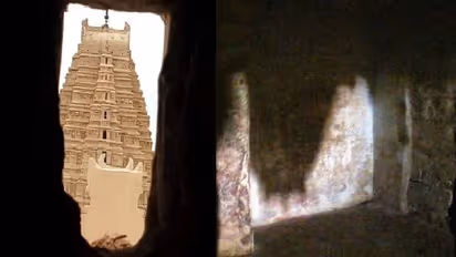 தலைகீழாக விழும் கோபுர நிழல்… விருபாட்சர் கோயிலில் நீடிக்கும் மர்மம்!! 