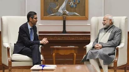 பிரதமர் மோடியுடன் கூகுள் சிஇஓ சுந்தர் பிச்சை சந்திப்பு… பல்வேறு விவகாரம் குறித்து ஆலோசனை!!