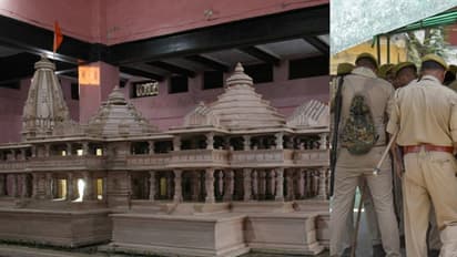 രാമക്ഷേത്ര നിര്‍മ്മാണ സ്ഥലത്തെ സുരക്ഷാ ഡ്യൂട്ടിക്കിടെ റീല്‍സിനായി നൃത്തം ചെയ്ത് പൊലീസുകാരികള്‍, നടപടി