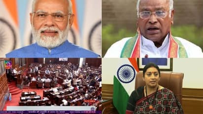 'സിംഹത്തെപ്പോലെ അലറുന്നവർ എലിയെപ്പോലെ പെരുമാറുന്നു'; ഖര്ഗെയുടെ പരാമര്ശത്തില് പാര്ലമെന്റില് പ്രതിഷേധം