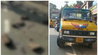 மது போதையில் சாலையில் தள்ளாடிய நபர்; லாரி சக்கரத்தில் சிக்கி பலி