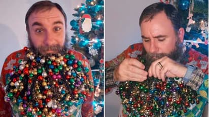 ഇതിപ്പോള്‍ ക്രിസ്മസ് ട്രീയോ താടിയോ; യുവാവിന് ലോക റെക്കോര്‍ഡ്!