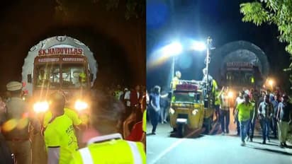 മിഷൻ താമരശ്ശേരി ചുരത്തിന് ആരംഭം: ട്രെയിലറുകൾ ചുരം കേറി തുടങ്ങി