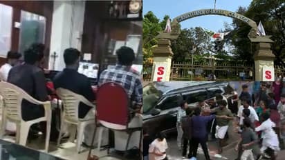 എസ്‌ഡി കോളേജിൽ വിദ്യാർത്ഥികളെ പുറത്താക്കിയതിനെതിരായ എസ്എഫ്ഐ സമരം അതിരുവിടുന്നു