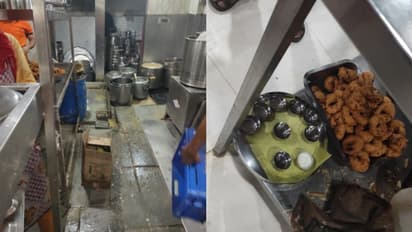 നിലത്ത് ചിതറിക്കിടക്കുന്ന ഭക്ഷണസാധനങ്ങൾ, വൃത്തിഹീനം, വാട്സാപ്പിൽ പരാതി, നോട്ടീസ് നൽകി ഭക്ഷ്യസുരക്ഷാ വകുപ്പ്