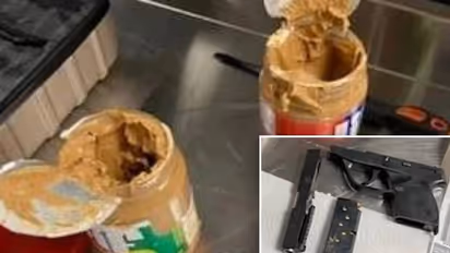 പീനട്ട് ബട്ടറിനുള്ളിൽ തോക്ക് ഒളിപ്പിച്ച് കടത്താൻ ശ്രമിച്ച ആൾ പിടിയിൽ