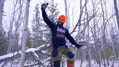 മൈനസ് 30 ഡിഗ്രിയില് നിന്ന് വ്യത്യസ്തമായൊരു ക്രിസ്മസ് ആശംസ; വീഡിയോ...