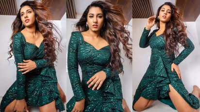 Vishnupriya: హాట్ యాంగిల్స్ లో టెంప్టింగ్ పోజులు... మోకాళ్ళపై కూర్చొని తెలుగు యాంకర్ విష్ణు బీభత్సం! 