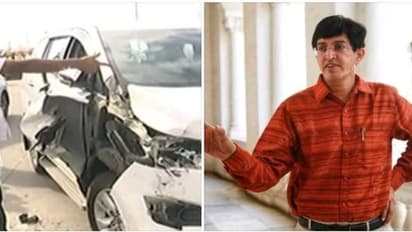 விபத்தில் சிக்கிய கூட்டுறவு துறை செயலாளர் ராதாகிருஷ்ணனின் கார்..! சுற்றுலா வாகனம் மோதியதால் பரபரப்பு