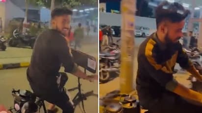 പകല് പഠനം, രാത്രിയില് ഉറക്കമില്ലാതെ അധ്വാനം; യുവാവിന്റെ വീഡിയോ വൈറലാകുന്നു