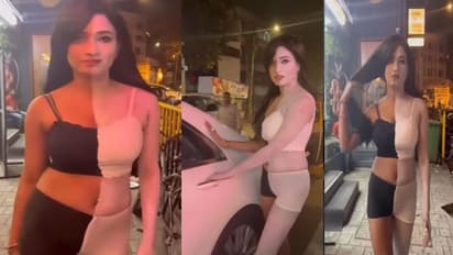 PHOTOS:उर्फी जावेद को भी इस हसीना ने छोड़ा पीछे, सड़क पर इस अंदाज में निकली, देखकर चकरा गए लोग