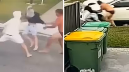 അടിവസ്ത്രം മാത്രം ധരിച്ച് കള്ളന്മാരോട് ഏറ്റുമുട്ടുന്ന 50 -കാരൻ, വൈറലായി ദൃശ്യങ്ങൾ