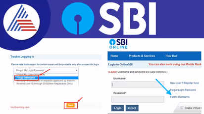 ಎಸ್ ಬಿಐ ಖಾತೆ ಯೂಸರ್ ನೇಮ್, ಪಾಸ್ ವರ್ಡ್ ಮರೆತು ಹೋಗಿದೆಯಾ? ಡೋಂಟ್ ವರಿ, ಹೀಗೆ ಮಾಡಿ