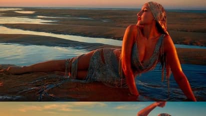 ఒడ్డున పడ్డ జలకన్యలా... అరాకొరా దుస్తున్నతో పరువాల ప్రదర్శన చేస్తున్న పవన్ హీరోయిన్ నోరా!