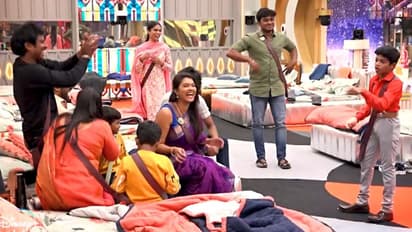 வேறலெவலில் மிமிக்ரி செய்த அமுதவாணன் மகன்... குலுங்கி குலுங்கி சிரித்த பிக்பாஸ் ஹவுஸ்மேட்ஸ் - வைரல் வீடியோ இதோ