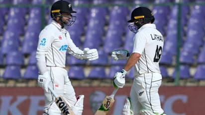 முதல் இன்னிங்ஸில் பொட்டளமான நியூசிலாந்து.. 2வது இன்னிங்ஸில் சுதாரிப்பான பேட்டிங்..! இங்கிலாந்துக்கு சவால்