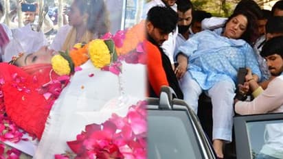 ടുണിഷ ശർമ്മയുടെ അന്ത്യകര്മ്മത്തിന് എത്തി ഷീസാൻ ഖാന്റെ അമ്മയും സഹോദരിമാരും