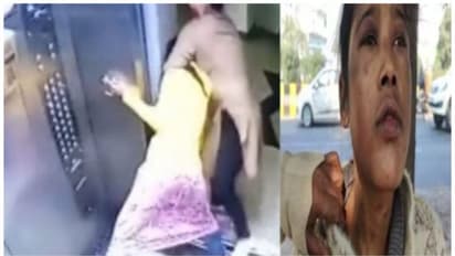 ഫ്ലാറ്റിലെ ജോലിക്കാരിയെ വലിച്ചിഴച്ച് ക്രൂരമർദ്ദനം, ദൃശ്യങ്ങൾ സിസിടിവിയിൽ, കേസെടുത്ത് പൊലീസ്; വീഡിയോ