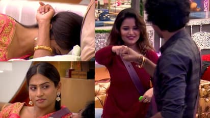 பிக்பாஸ் வீட்டுக்குள் காதலியுடன் ஜாலியாக ரொமான்ஸ் செய்த கதிரவன்... பார்த்ததும் மனமுடைந்து கதறி அழுத ஷிவின்