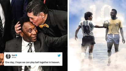 वायरल हुई पेले की तस्वीर, 2020 में माराडोना के निधन पर किया था tweet-उम्मीद है हम स्वर्ग में एक साथ खेलेंगे