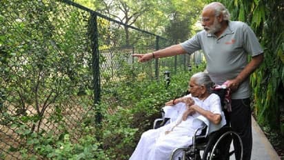 बेटे के PM बनने के बाद पहली बार PMO पहुंची थीं हीरा बा, मोदी ने मां को व्हीलचेयर पर बैठाकर कराई थी सैर