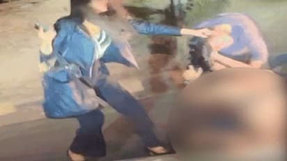 समिट बिल्डिंग के बाहर किन्नरों का हाईवोल्टेज ड्रामा, कहासुनी के बाद कपड़े उतारकर की मारपीट