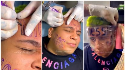 നെറ്റിയില്‍ മെസിയുടെ പേര്, കവിളില്‍ 3 നക്ഷത്രം; ആരാധന മൂത്തപ്പോള്‍ ടാറ്റു ചെയ്തു, ഇപ്പോള്‍ 'പണി' പാളി!