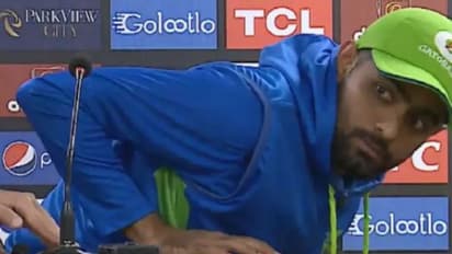 ఆటతో కాదు.. కంటి చూపుతో చంపేస్తా..! జర్నలిస్టుపై బాబర్ సీరియస్.. వీడియో వైరల్