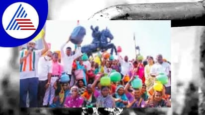 ಕುಡಿಯಲು ನೀರು ಕೊಡಿ; ಖಾಲಿ ಕೊಡ ಹಿಡಿದು ಪ್ರತಿಭಟಿಸಿದ ನಾರಿಯರು 