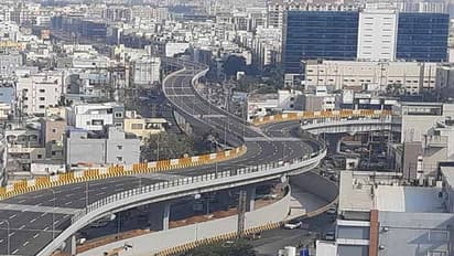 తీరనున్న ట్రాఫిక్ కష్టాలు:కొత్తగూడ ఫ్లైఓవర్ ను ప్రారంభించిన  తెలంగాణ మంత్రి కేటీఆర్ 