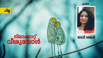Malayalam Poem : നിലാക്കാറ്റ് വീശുമ്പോള്, ദേവി ശങ്കര് എഴുതിയ കവിതകള്