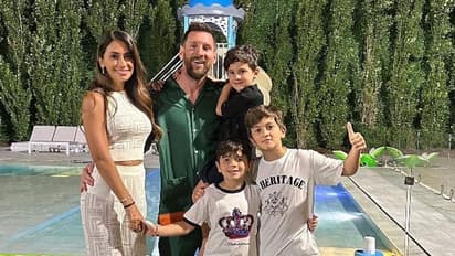 ಹೊಸವರ್ಷವನ್ನು ಅದ್ದೂರಿಯಾಗಿ ಸ್ವಾಗತಿಸಿದ ಫುಟ್ಬಾಲ್ ದಿಗ್ಗಜ ಲಿಯೋನೆಲ್ ಮೆಸ್ಸಿ