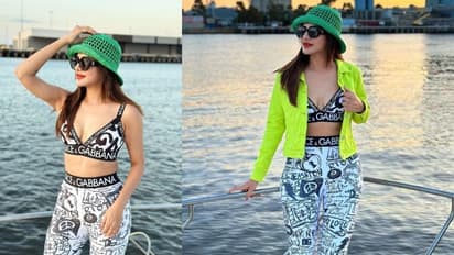 బిగుతైన యవ్వనాలు ఉబికివస్తుంటే, చేతులు పైకెత్తి చూపించాల్సినవన్నీ చూపించేస్తున్న అష్షురెడ్డి