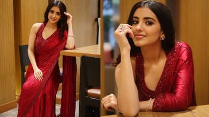 మాళవికా శర్మ చీరకట్టుకు ధిమాక్ ఖరాబ్.. స్టన్నింగ్ లుక్స్, టెంప్టింగ్ పోజులతో యంగ్ బ్యూటీ రచ్చ!