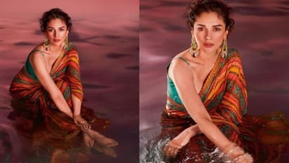 టెంప్టింగ్ ఫోజులిచ్చిన అదితి రావు హైదరి,   మ్యాగ్జైన్ కోసం సూపర్ హాట్ గా హైదరాబాద్ బ్యూటీ.. 