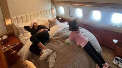 प्राइवेट जेट से फैमिली के साथ रियाद पहुंचे रोनाल्डो, देखें फुटबॉलर के लग्जरी राइड की अनदेखी PHOTOS