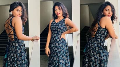 అలా కొంచెం పక్కకు తిరిగి బ్యాక్ చూపించిన బిగ్ బాస్ హారిక... వెర్రిపోతున్న కుర్రకారు!