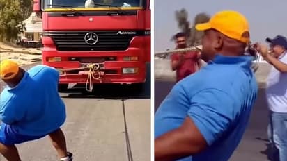 दांतों से 15 हजार किलो वजनी ट्रक खींचकर इस शख्स ने बनाया था वर्ल्ड रिकॉर्ड, गिनीज बुक ने शेयर किया वीडियो