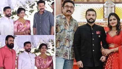 നടന്‍ ബാബുരാജിന്റെ മകന്‍ വിവാഹിതനായി; റിസപ്ഷനിൽ തിളങ്ങി മോഹൻലാലും മമ്മൂട്ടിയും- വീഡിയോ