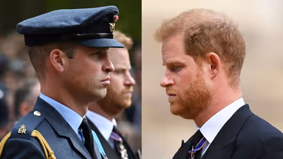 Prince Harry takes swipe at elder brother William's 'alarming' hair loss