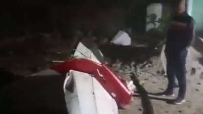 ದೇವಸ್ಥಾನದ ಗೋಪುರಕ್ಕೆ ವಿಮಾನ ಡಿಕ್ಕಿ, ಪೈಲೆಟ್ ಸಾವು, ಕೋ ಪೈಲೆಟ್ ಗಂಭೀರ!