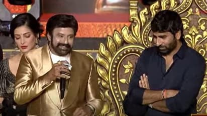 `ఇద్దరు క్రాక్‌లు కలిస్తే`.. తనపైనే సెటైర్లు వేసుకున్న బాలయ్య.. `వీరసింహారెడ్డి` ఒక విస్పోటనం అంటూ రచ్చ 